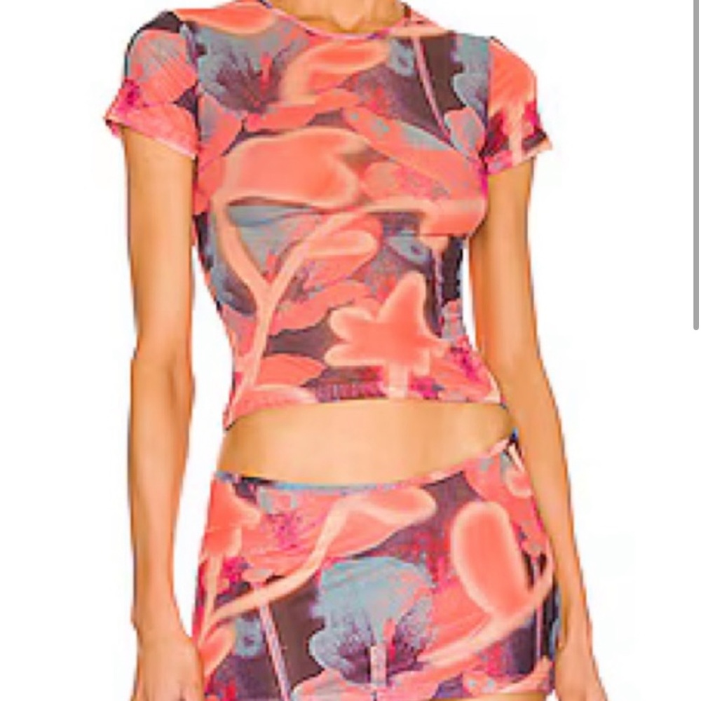 Miaou Two Piece Set: Shirt and Skirt